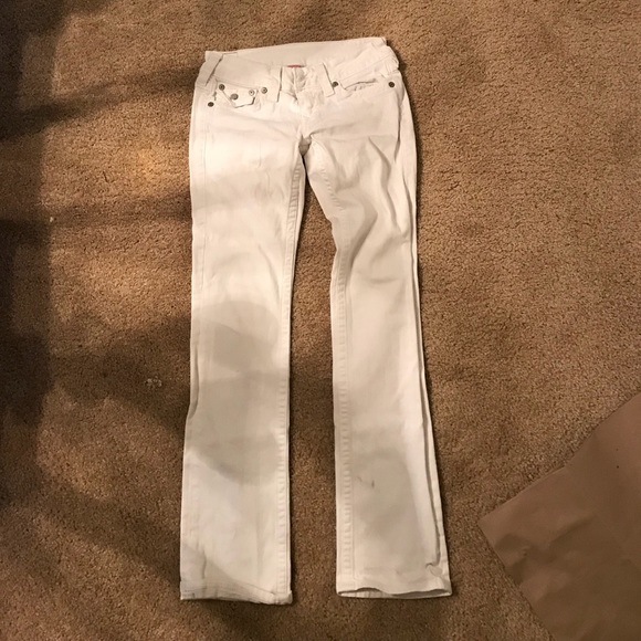 True Religion Jeans (White) Size: 28 - Picture 1 of 3